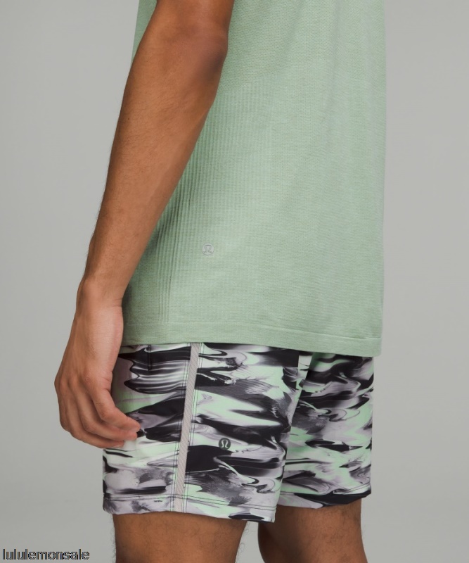 Lululemon Deutschland DELULU775 | Lululemon Deutschland Laurel Green Metal Vent Tech Kurzarmshirt 20